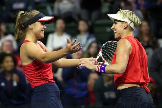 EUA vence par decisivo e garante presença nas Fed Cup Finals em Budapeste