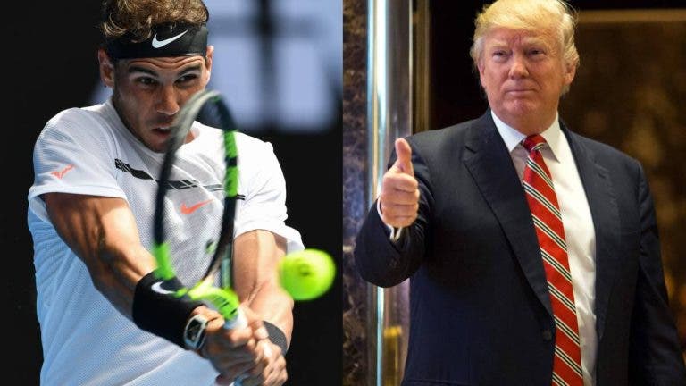 Donald Trump quer receber Nadal na Casa Branca em abril