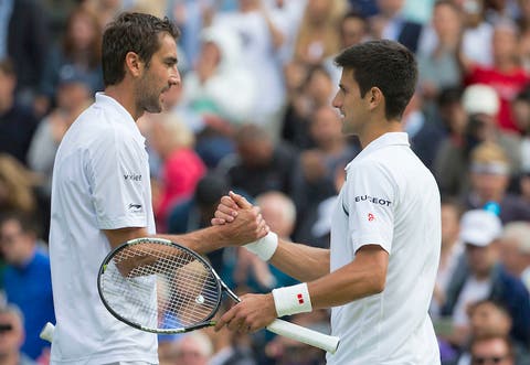 NOVAK DJOKOVIC (SRB), MARIN CILIC (CRO)Tennis - THE CHAMPIONSHIPS - WIMBLEDON 2015 - LONDON - ATP / WTA / ITF / GRAND SLAM -  AELTC. WIMBLEDON  - UNITED KINGDOM - 2015