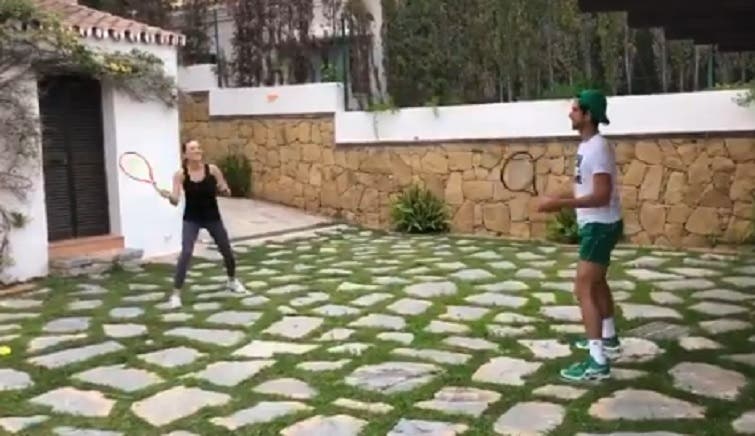 [VÍDEO] Desafio de Murray foi demasiado fácil para Djokovic e Jelena