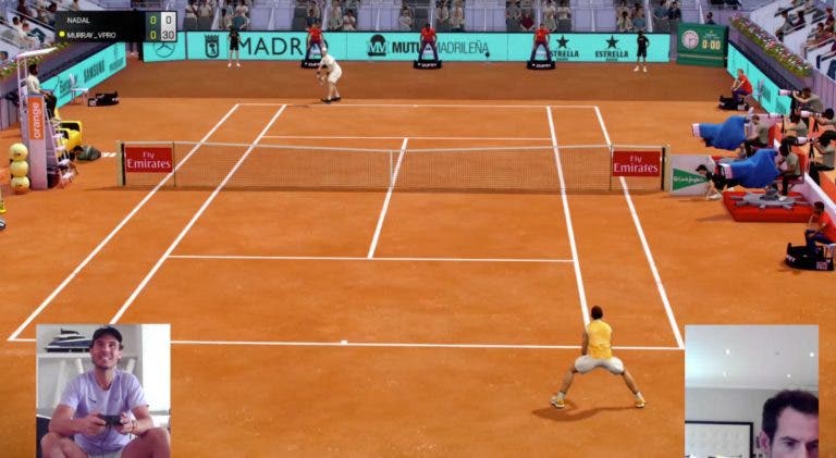 Murray arrasa o ‘rei’ da terra batida Nadal no Madrid Open virtual