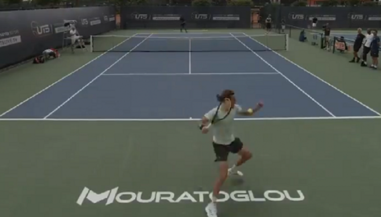 [VÍDEO] Ponto de Tsitsipas e Brown nos treinos torna-se viral