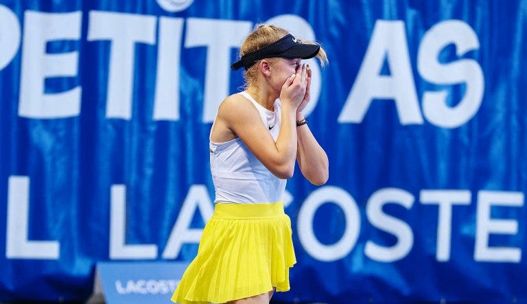Número 54 WTA perdeu com uma miúda de 13 anos na República Checa
