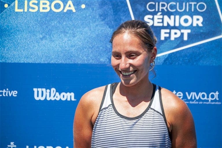 Francisca Jorge fecha a semana da sua vida como ‘vice’ no Porto Open