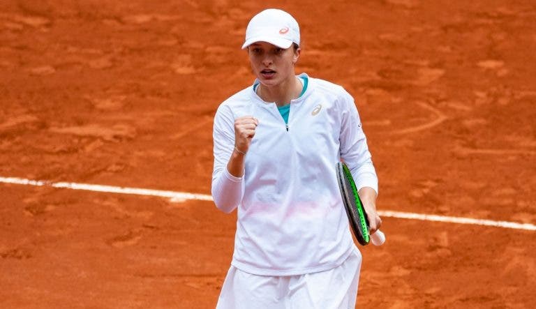 Swiatek revela estado de espírito no championship point em Roland Garros