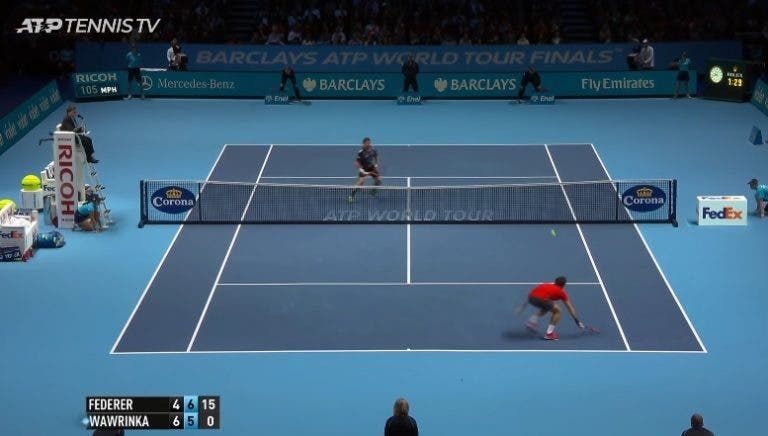 [VÍDEO] Este ano não há disto: os melhores pontos de Federer na O2 Arena