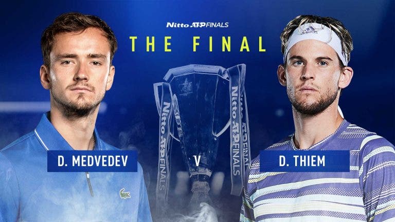 Thiem vs. Medvedev: onde e quando ver a final das ATP Finals