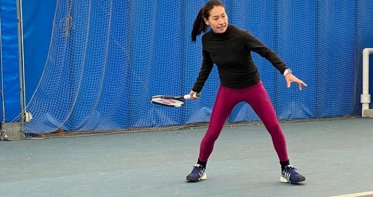 Kimiko Date volta aos treinos em court aos… 50 anos