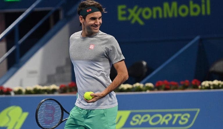Federer foi ver com os seus olhos e já sabe o nome do primeiro rival
