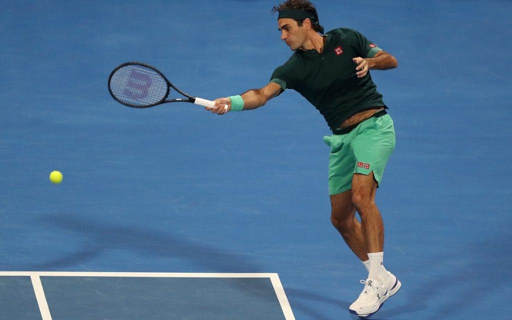 Roger Federer voltou e estreou uma marca de calçado nunca antes usada