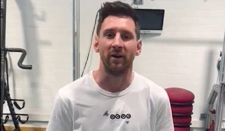 Nadal teve direito a uma mensagem especial de… Lionel Messi