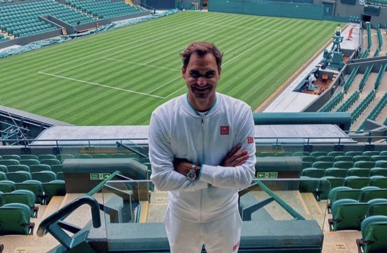 “Presença de Federer em Wimbledon é improvável”, garante treinador