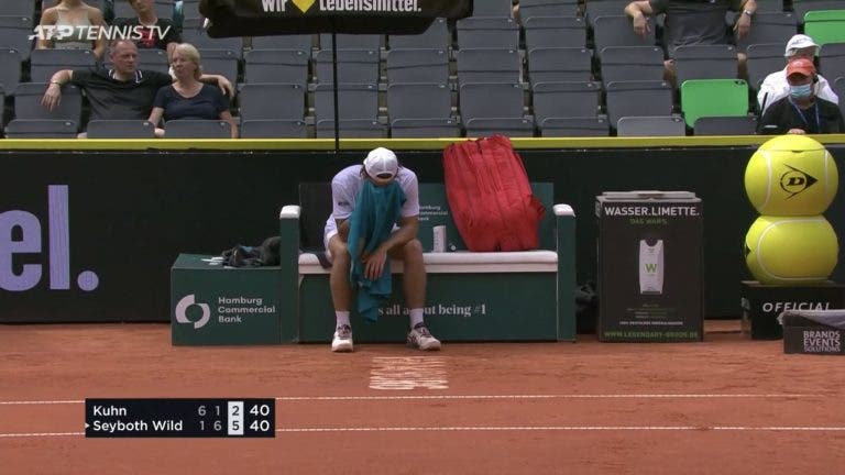Thiago Wild sente-se mal no final, mas volta às vitórias ATP pela primeira vez desde o título no Chile