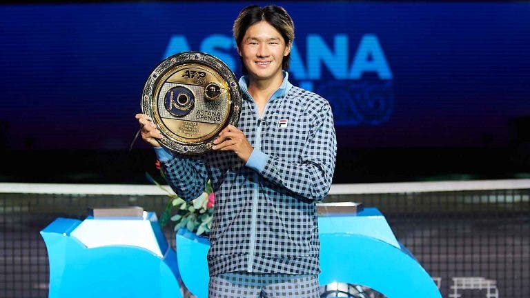 Kwon termina semana de sonho com primeiro título ATP no Cazaquistão