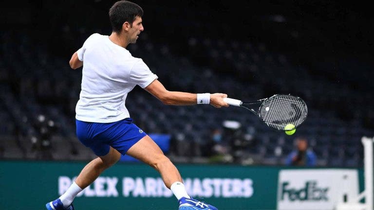Regresso de Djokovic, duelos de luxo e luta pelas Finals: a ordem de jogos para o arranque do Masters de Paris