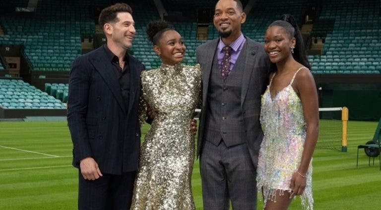 Will Smith e elenco de ‘King Richard’ recebido em Wimbledon