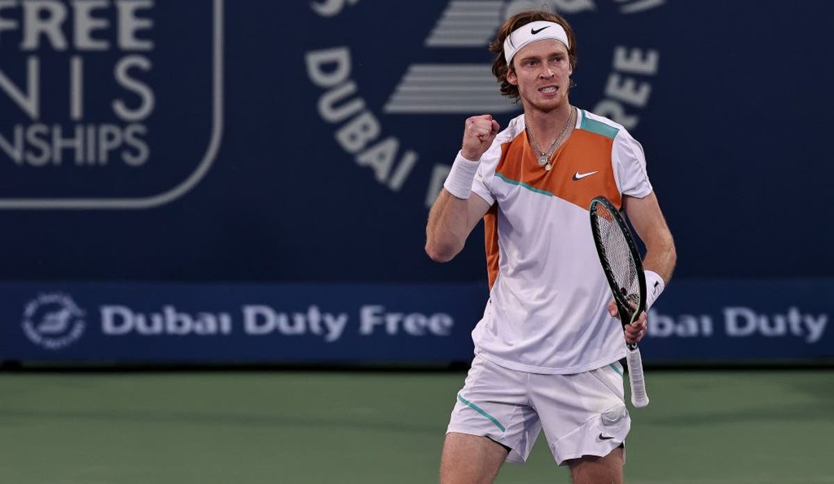 Andrey Rublev é campeão do ATP 500 de Dubai, tênis