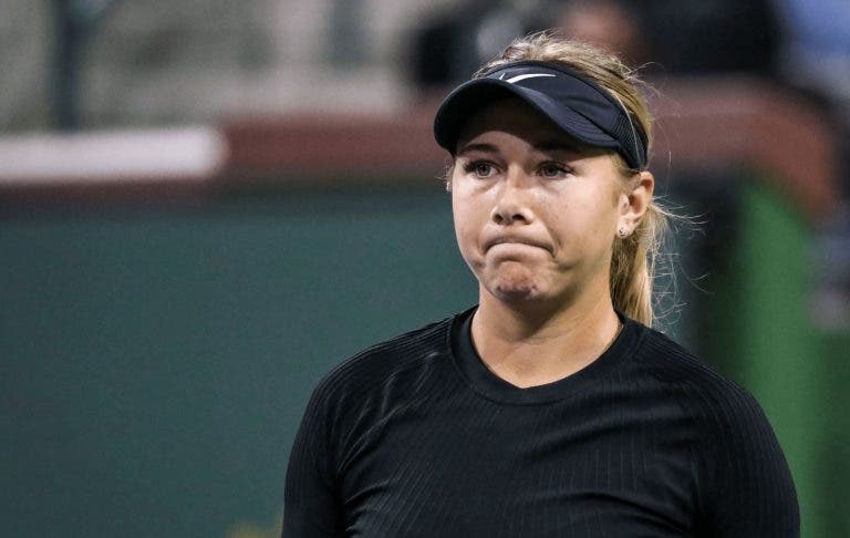 Anisimova deixa o tênis temporariamente para cuidar da saúde mental