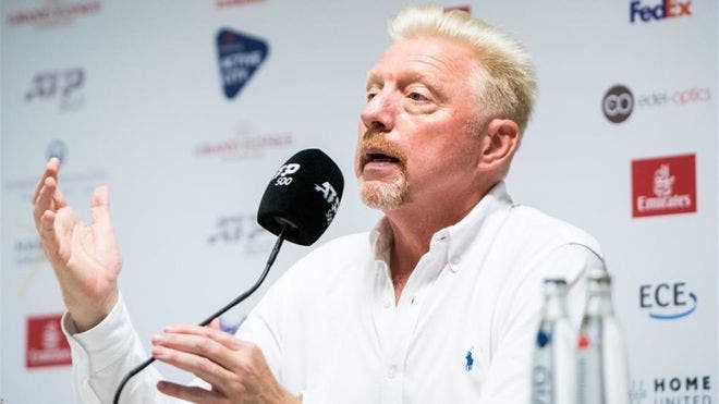 Boris Becker está de regresso às funções de comentador durante o Australian Open