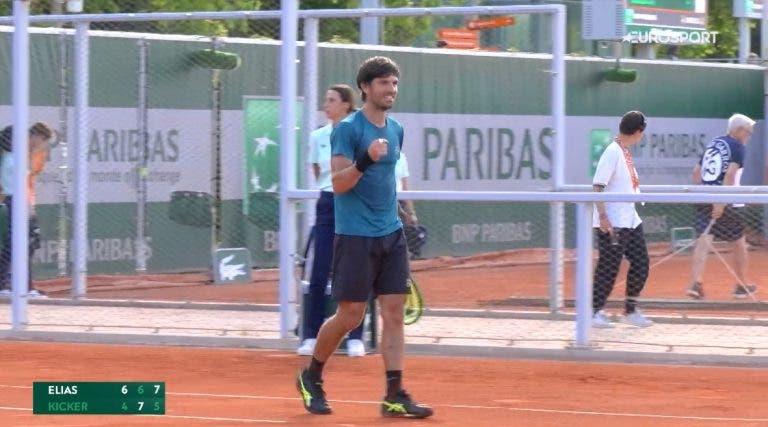 Gastão Elias fecha dia perfeito para Portugal e também avança no qualy em Roland Garros