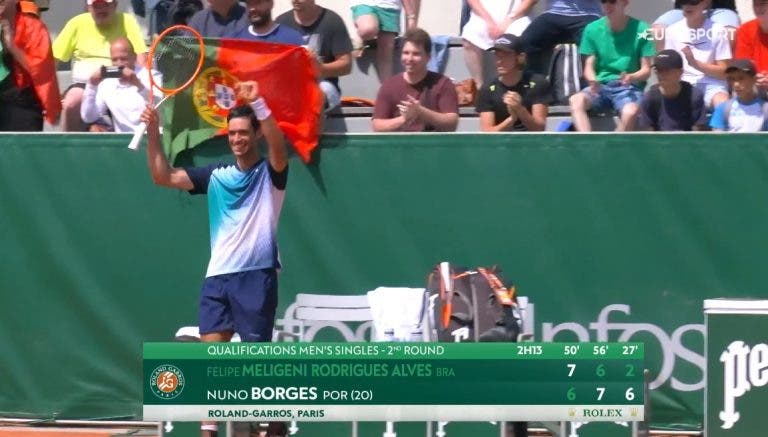 Meligeni não segura vantagem e perde para Nuno Borges na qualificação para Roland Garros