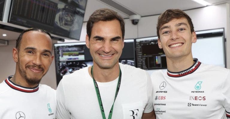 [FOTOS] Federer está em Barcelona a acompanhar de perto a Fórmula 1