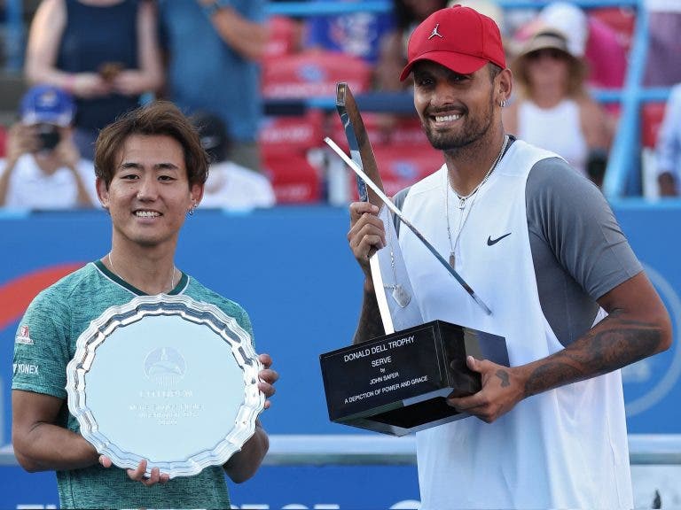 Nishioka coloca Kyrgios no topo do ranking ATP numa característica