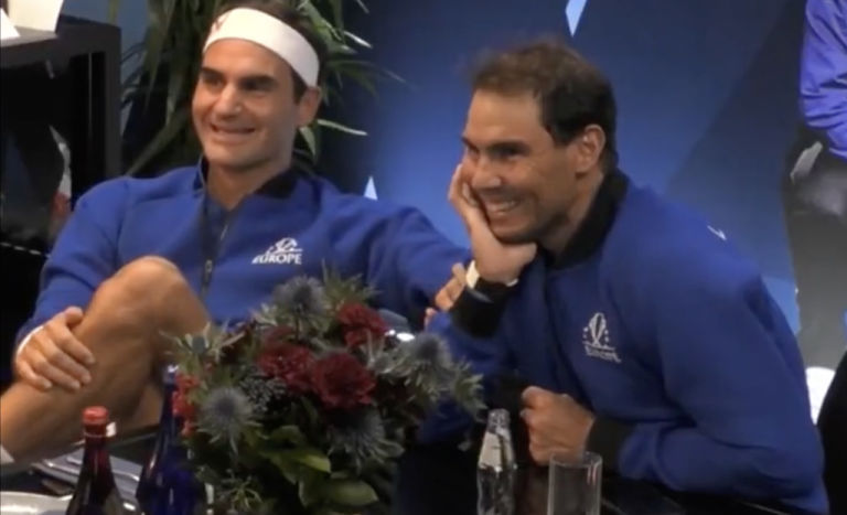 [VÍDEO] Como Nadal e Federer sofreram com Murray… à mesa de jantar