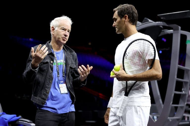 McEnroe rendido: «Federer é a coisa mais linda que já vi num court de ténis»
