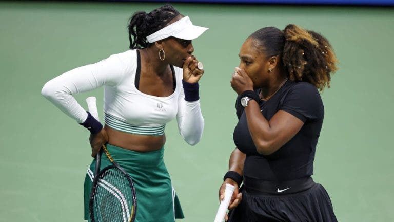 Irmãs Williams perdem na 1.ª ronda do US Open no último encontro juntas
