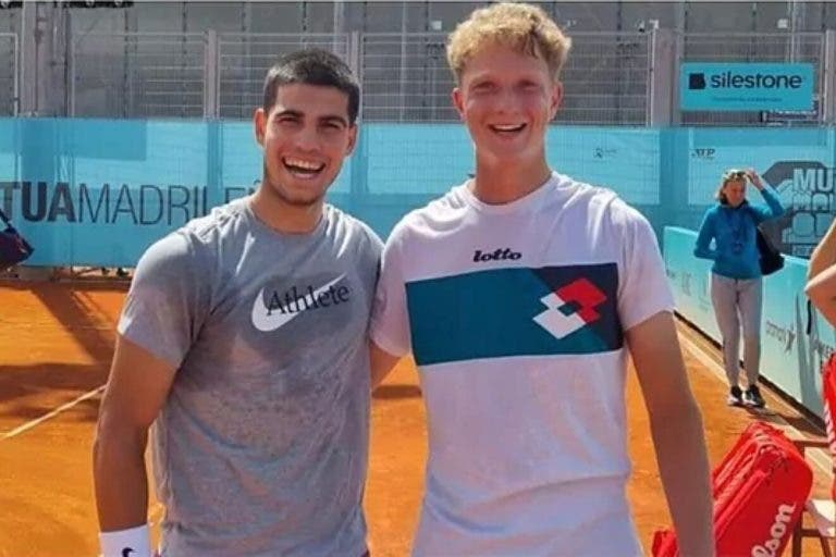 Alcaraz e Landaluce, campeões de seniores e juniores no US Open, treinaram juntos