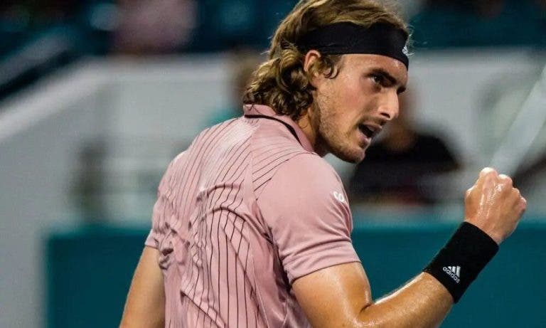 Tsitsipas arrasa em Estocolmo para alcançar 56.º triunfo e sétima final da época