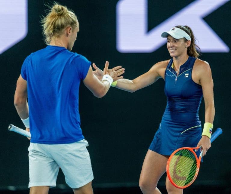 Stefani e Matos felizes com final do Australian Open após “jogo duro”