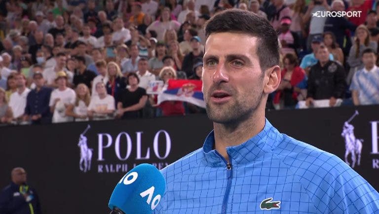 Djokovic não treina nos dias de folga no Australian Open: “Tenho estado ligado a máquinas”