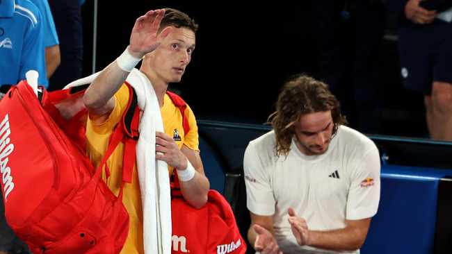 Eliminado no Australian Open, Lehecka revela a maior arma de Tsitsipas e confessa: “Esta derrota dói”