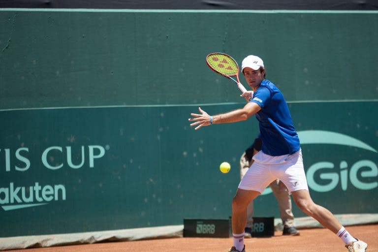 Estreia de Gustavo Heide na Copa Davis dura apenas três games
