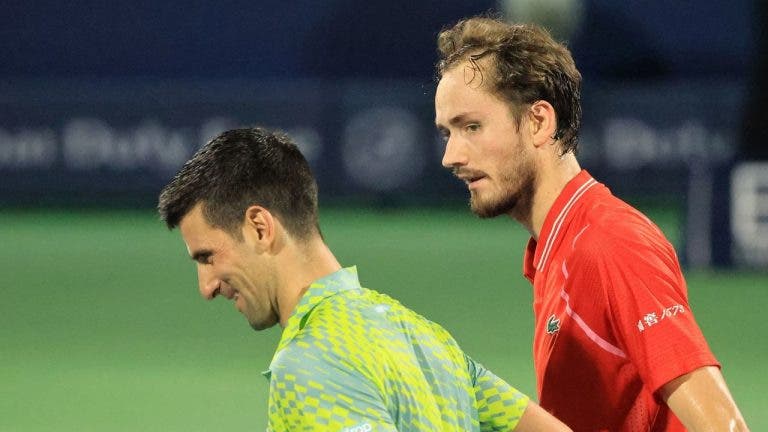 Djokovic conformado com derrota: “Medvedev mereceu ganhar, foi o melhor jogador“
