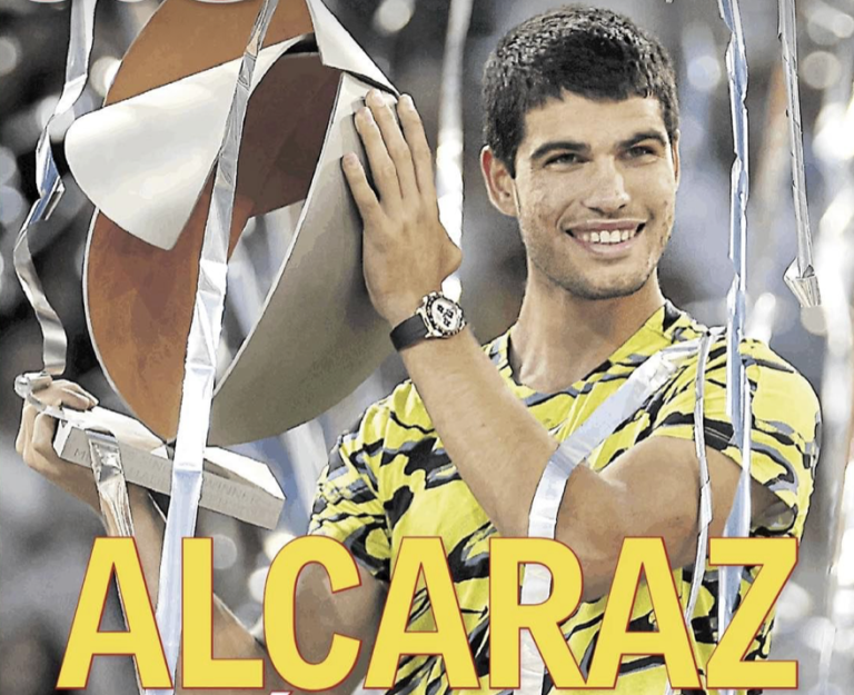 Alcaraz é destaque nas manchetes de jornais da Espanha após título em Madrid