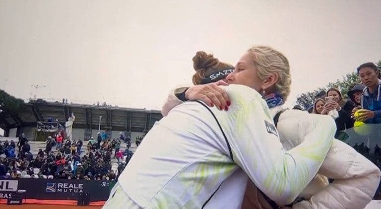 [VÍDEO] Bia Haddad celebra triunfo em Roma com Dadá Vieira, ex-número 1 do Brasil