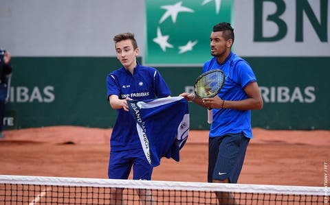 kyrgios roland garros