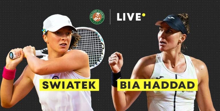[AO VIVO] Acompanhe a semifinal de Roland Garros entre Swiatek x Bia Haddad em tempo real