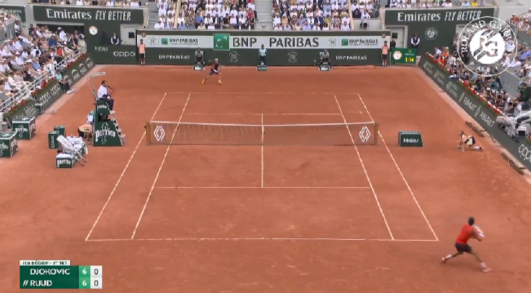 [VÍDEO] Ruud e Djokovic jogam pontos incríveis na final de Roland Garros