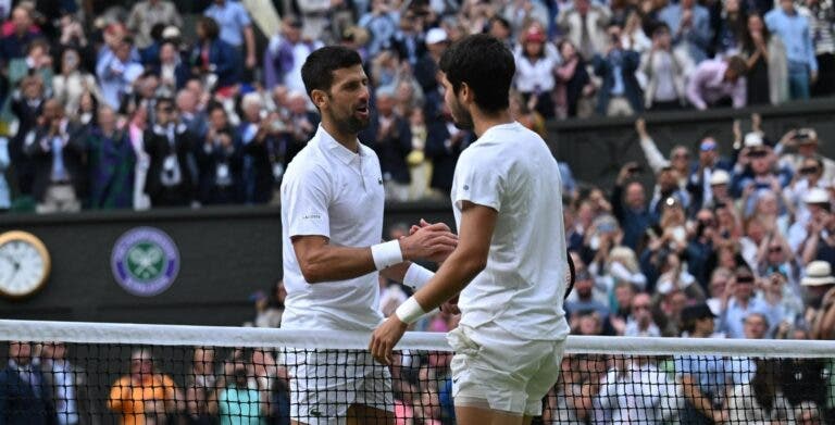 Alcaraz pensou na última final de Federer contra Djokovic: “Só queria que não fizesse o mesmo comigo”