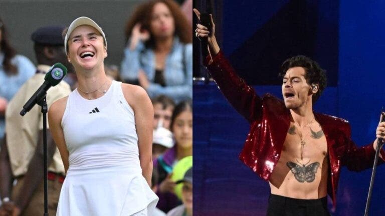 Svitolina precisou doar ingressos para show de Harry Styles por causa de Wimbledon… e o cantor respondeu