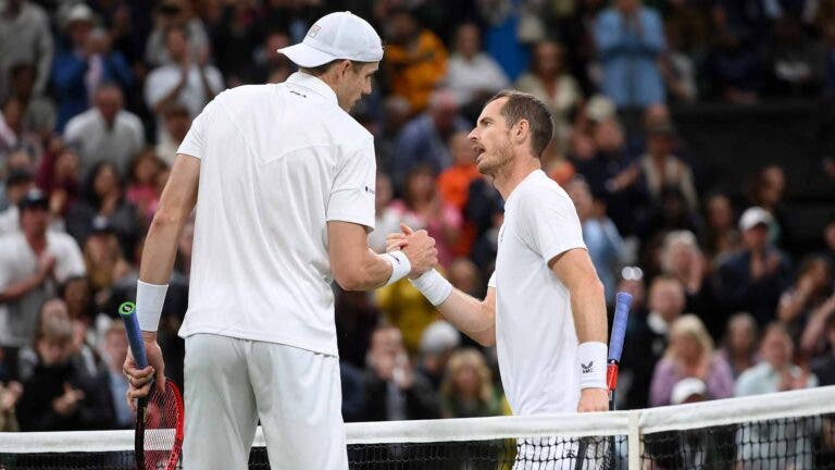 Murray e a despedida de Isner do tênis: “Ele tem o melhor serviço da história”