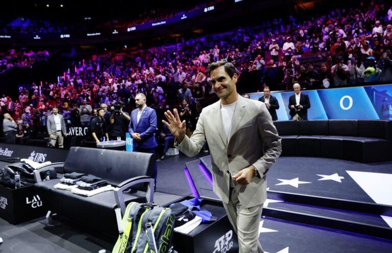 Federer não esconde saudade: “Claro que sinto falta do tênis e da competição”