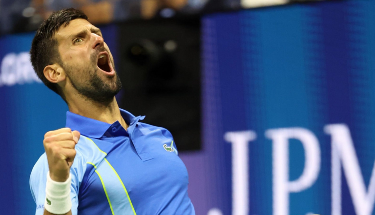 Djokovic vira um 0-2 pela oitava vez na carreira e sobrevive no US Open