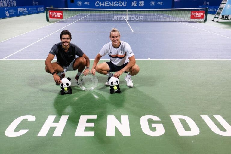 Cabral e Matos ficam perto do título, mas acabam com vice em Chengdu