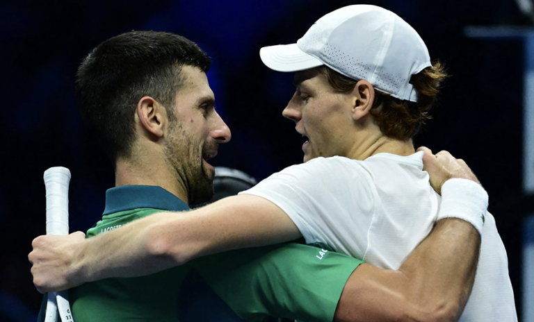 Djokovic: “Nos momentos importantes, Sinner foi mais corajoso”