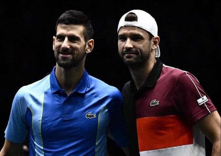 [AO VIVO] Acompanhe Djokovic x Dimitrov na final de Paris em tempo real